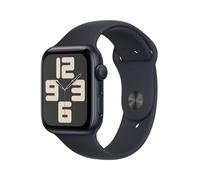 Apple Watch SE (2024) Digital 44 mm M/L Smartwatch Rechteckig 18 h (Schwarz)