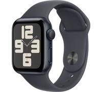 Apple Watch SE (2024) GPS 40 mm Aluminiumgehäuse Sport Band Mitternacht S/M