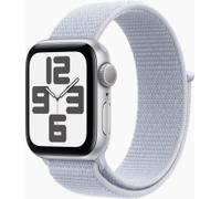 Apple Watch SE 2024 GPS 40mm Aluminium mit Sport Loop silber/blaue wolke