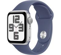 Apple Watch SE (2024) GPS 40mm Aluminiumgehäuse Sport Band Denim M/L