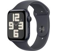 Apple Watch SE (2024) GPS 44 mm Aluminiumgehäuse Sport Band Mitternacht S/M