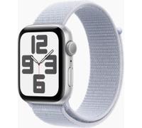 Apple Watch SE 2024 GPS 44mm Aluminium mit Sport Loop silber/blaue wolke