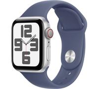Apple Watch SE (2024) GPS + Cellular 40mm Aluminiumgehäuse Sport Band Denim S/M