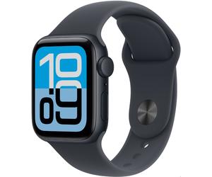 Apple Watch SE 3 (40mm) GPS Smartwatch Alu mit Sportarmband S/M mitternacht/mitternacht