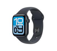 Apple Watch SE 3 GPS 40 mm Smartwatch mit Aluminiumgehäuse in Mitternacht und Sportarmband in Mitternacht (M/L). Fitness- und Schlaftracker, Herzfrequenzmesser, Always-On Display, Wasserschutz