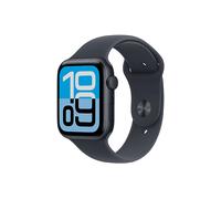 APPLE Watch SE 3 GPS 44, 2025 Smartwatch Aluminium Fluorelastomer, 160-210 mm, Mitternacht