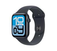 Apple Watch SE 3 GPS 44 mm Smartwatch mit Aluminiumgehäuse in Mitternacht und Sportarmband in Mitternacht (M/L). Fitness- und Schlaftracker, Herzfrequenzmesser, Always-On Display, Wasserschutz