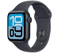 Apple Watch SE 3 GPS 44mm Midnight Aluminium Midnight Sport Band S/M MEHN4 - Unisex - 44 mm - Smartwatch - Quarz mit Ladegerät