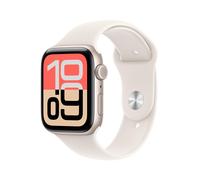Apple Watch SE 3, GPS + Cellular, 44mm, Polarstern Aluminiumgehäuse mit Polarstern Sportarmband - M/L