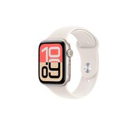 Apple Watch SE 3 GPS + Cellular 44mm Starlight Aluminium Case with Starlight Sport Band - S/M