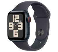 Apple Watch SE 40 mm Aluminium (GPS+Cellular) Sportarmband M/L mitternacht St.