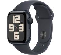Apple Watch SE (40mm) 2024 GPS Alu mit Sportarm M/L mitternacht/mitter