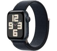 Apple Watch SE (40mm) GPS Smartwatch 2. Generation, Alu mit Sport Loop mitternacht/mitternacht