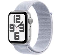 Apple Watch SE (44mm) 2024 GPS Alu mit Sport Loop silber/blaue wolke