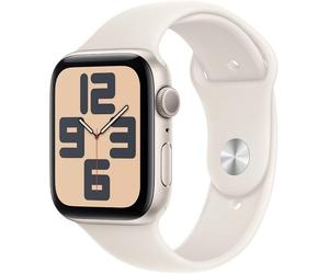 Apple Watch SE (44mm) 2024 GPS Alu mit Sportarm M/L polarstern/polarst