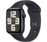 Apple Watch SE (44mm) GPS Smartwatch 2. Gen, Alu mit Sportarmband M/L mitternacht/mitternacht