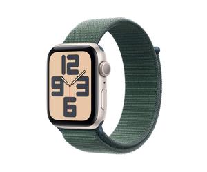 Apple Watch SE Aluminium 44mm Polarstern (Sport Loop seegrün)