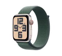 Apple Watch SE Aluminium Cellular 44mm Polarstern (Sport Loop seegrün)