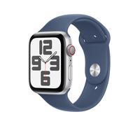 Apple Watch SE Aluminium Cellular 44mm Silber (Sportarmband denim) S/M