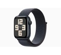 Apple Watch SE GPS, 40 mm Aluminiumgehäuse Mitternacht, mit Sport Loop Tinte - 10€ sparen mit Wero