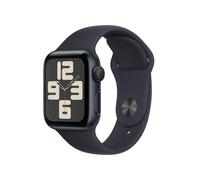 Apple Watch SE GPS, 40 mm Aluminiumgehäuse Mitternacht, Sportarmband Mitternacht - S/M
