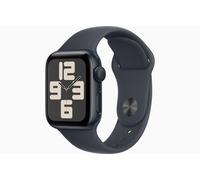 Apple Watch SE GPS, 40 mm Aluminiumgehäuse Mitternacht, Sportarmband Mitternacht - S/M