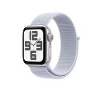 Apple Watch SE (GPS) 40mm Aluminiumgehäuse silber, Sport Loop Armband blaue Wolke