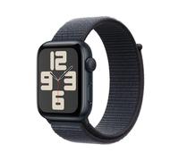 Apple Watch SE (GPS) 44mm Aluminiumgehäuse mitternacht, Sport Loop Armband tinte