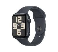 Apple Watch SE GPS 44mm Midnight Aluminium Case mit Midnight Sport Band - M/L (MXEK3QF/A)