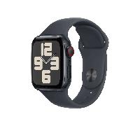 Apple Watch SE GPS + Cellular 40mm Midnight Aluminium Case mit Midnight Sport Band - S/M (MXGC3QF/A)