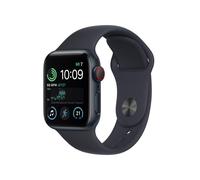 Apple Watch SE GPS + Cellular 44mm Aluminiumgehäuse Mitternacht mit Mitternacht Sportarmband - Regular
