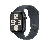 Apple Watch SE GPS + Cellular 44mm Midnight Aluminium Case mit Midnight Sport Band - M/L (MXGM3QF/A)