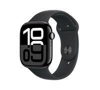 Apple Watch Series 10 (2024) LTE 46mm Jet Black Aluminium mit Sport Band M/L - Schwarz