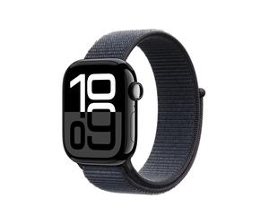 Apple Watch Series 10 42mm GPS+Cellular Aluminium Diamantschwarz Sport Loop Tinte