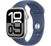 Apple Watch Series 10 (46mm) GPS Alu mit Sportarm M/L silber/denim