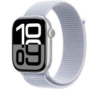 Apple Watch Series 10 (46mm) GPS Aluminium mit Sport Loo silber/blaue wolke