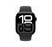Apple Watch Series 10 Aluminium Diamantschwarz, Schwarz, 42mm, GPS + Cellular, S/M