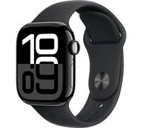 Apple Watch Series 10 GPS 42 mm Aluminiumgehäuse Sport Band Schwarz M/L