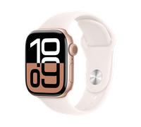 Apple Watch Series 10 OLED 42 mm Digital 374 x 446 Pixel Touchscreen Roségold WLAN GPS