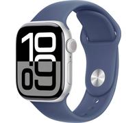 Apple Watch Series 10 GPS 42mm Aluminiumgehäuse Sport Band Denim M/L