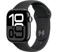 Apple Watch Series 10 GPS 42mm Aluminiumgehäuse Sport Band Schwarz M/L