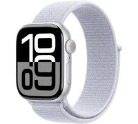 Apple Watch Series 10 GPS 42mm Aluminiumgehäuse Sport Loop Blaue Wolke