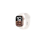 Apple Watch Series 10 GPS 42mm - Rose Gold Aluminium Case with Light Blush Sport Band - S/M