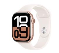 Apple Watch Series 10 GPS 46mm Aluminium Roségold Sportarmband Blassrosa M/L