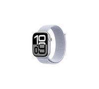 Apple Watch Series 10 GPS - 46mm - Aluminium Silber - Sport Loop Blaue Wolke