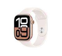 APPLE Watch Series 10 GPS 46mm Rose Gold Aluminium Case with Light Blush Sport Band - M/L