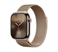 APPLE Watch Series 10 GPS + Cellular 42mm Gold Titanium Case with Gold Milanese Loop