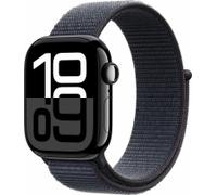 Apple Watch Series 10 GPS + Cellular 42mm Aluminium diamantschwarz mit Sport Loop Tinte
