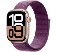 Apple Watch Series 10 GPS + Cellular 42mm Aluminiumgehäuse Sport Loop Pflaume