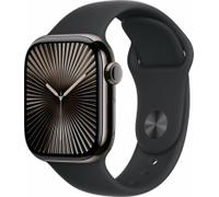 Apple Watch Series 10 GPS + Cellular 42mm Titan Schiefer mit Sportarmband M/L schwarz